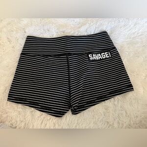 Savage barbell workout shorts size small